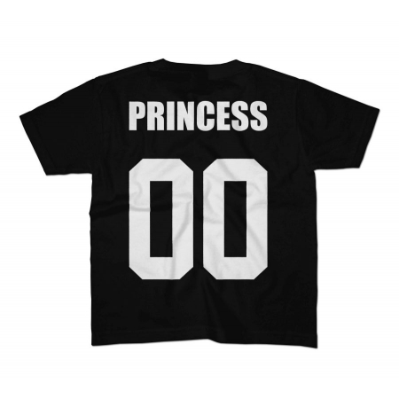 Koszulka dziecięca Princess z numerem na plecach